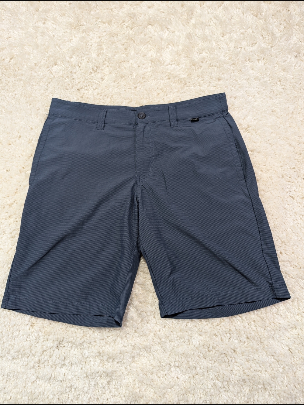 Travis Mathew Slate Blue Flat Front Chino Shorts